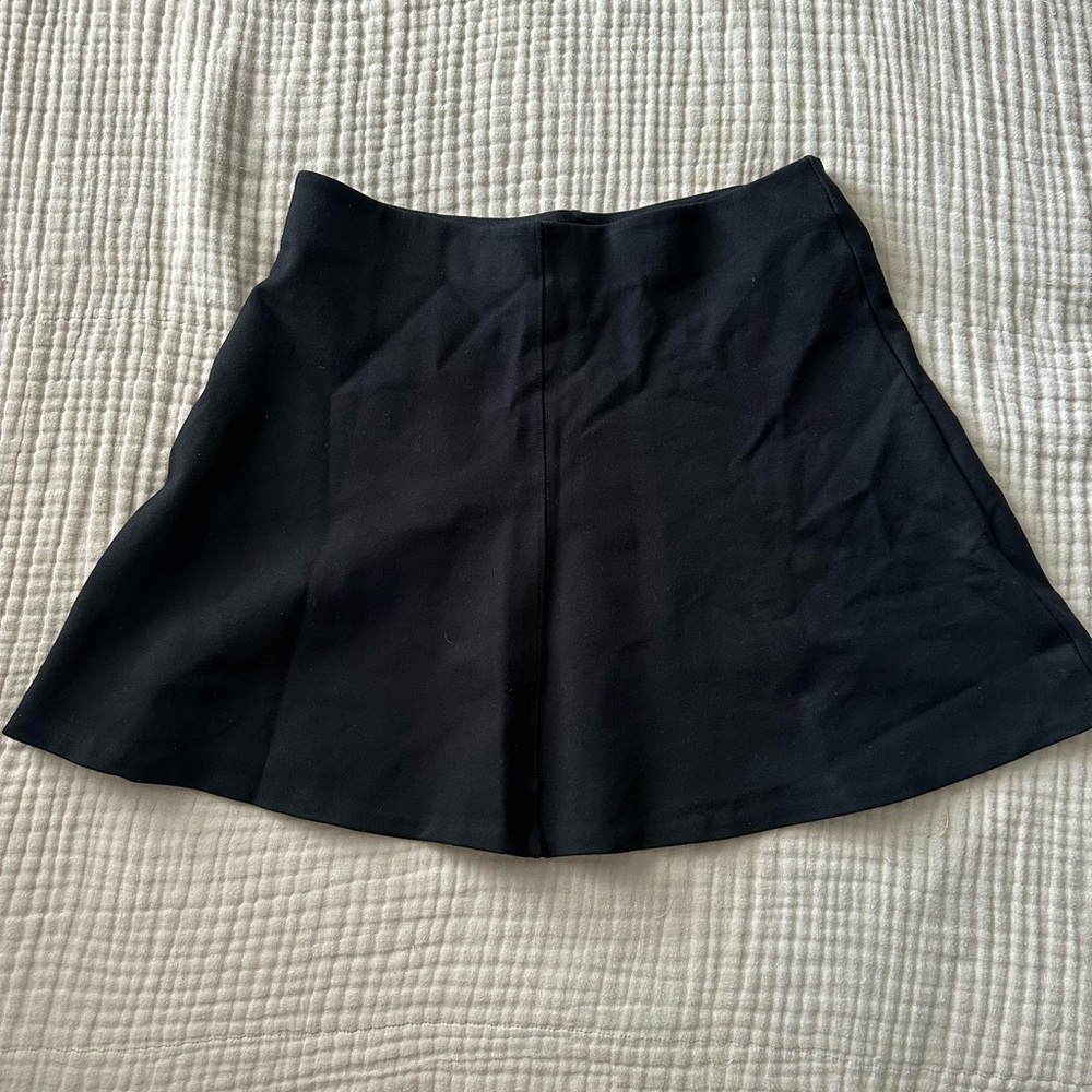 LOFT black ponte skirt, size M